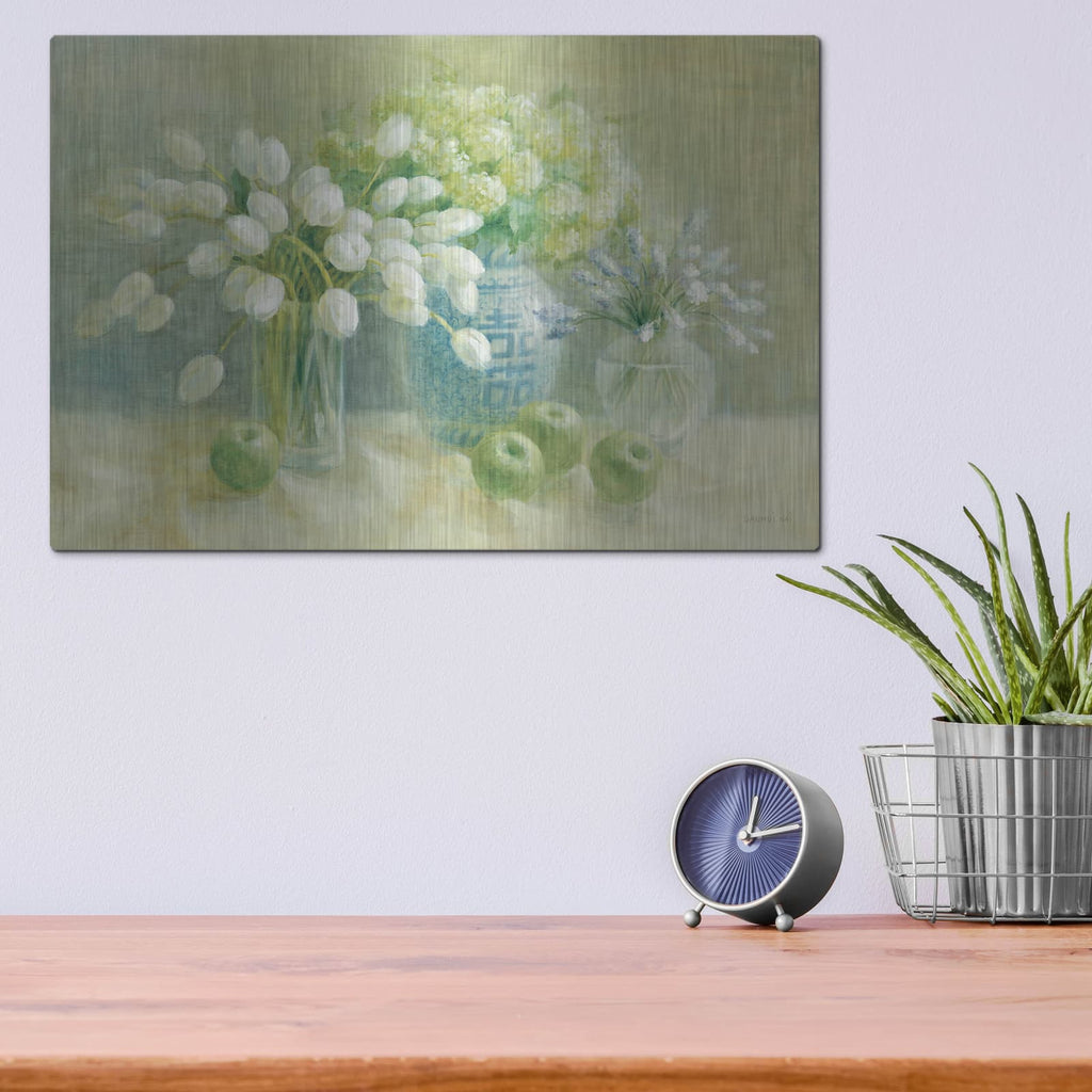 'Still Life With Chinese Vase' by Danhui Nai – Metal Wall Art, 16x12 room view