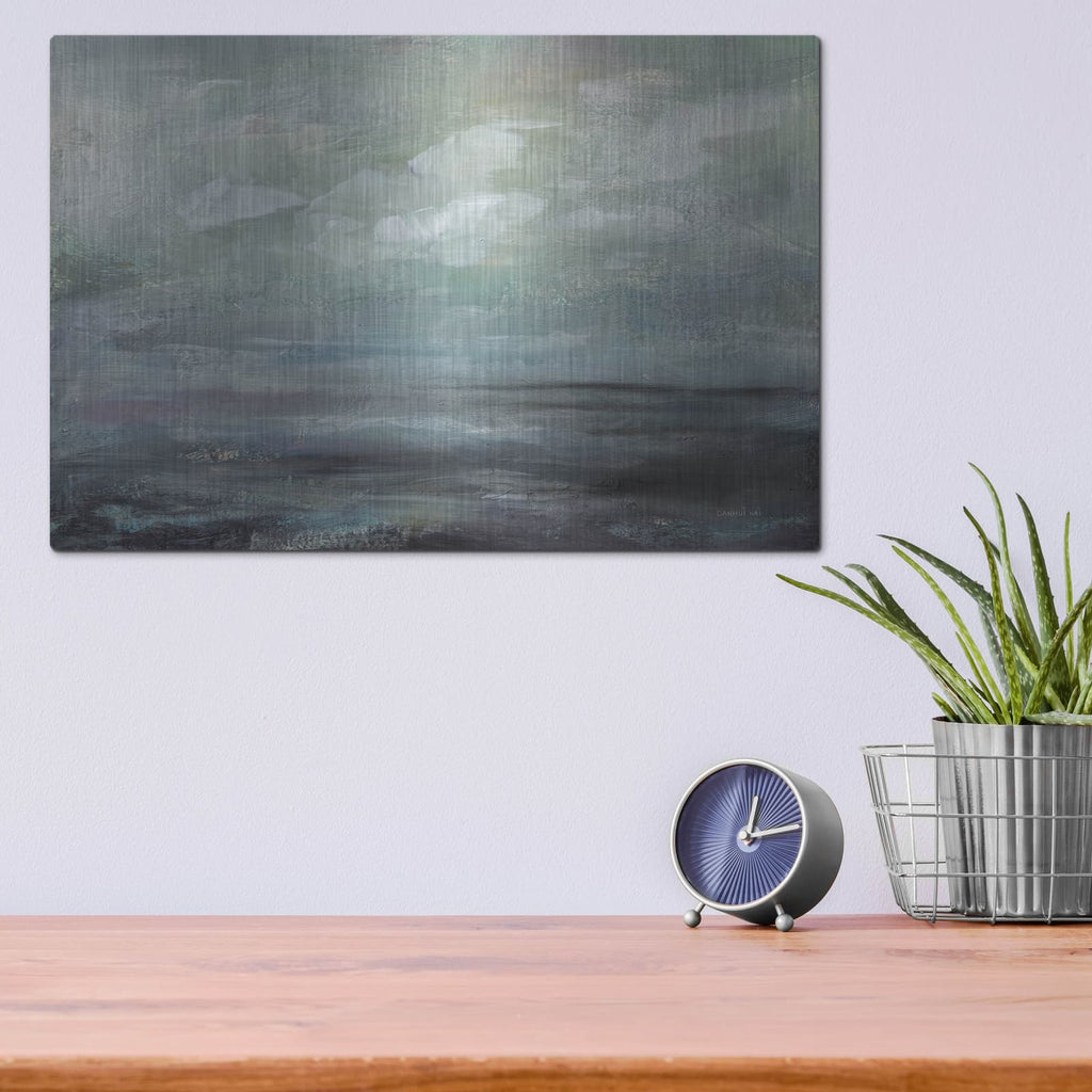 'Storm Is Coming' by Danhui Nai – Metal Wall Art, 16x12 room view