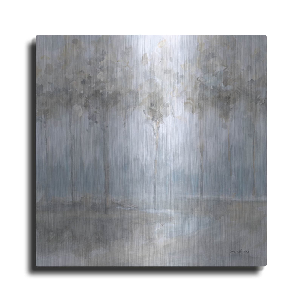 'Subtle Woodland' by Danhui Nai – Metal Wall Art