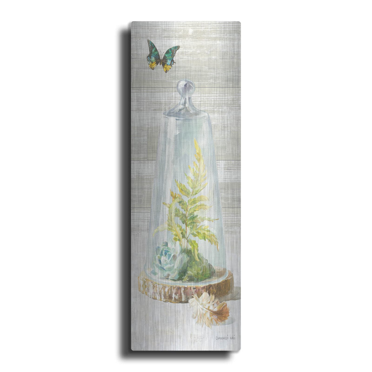 'Succulent Garden 4 Panel' by Danhui Nai – Metal Wall Art