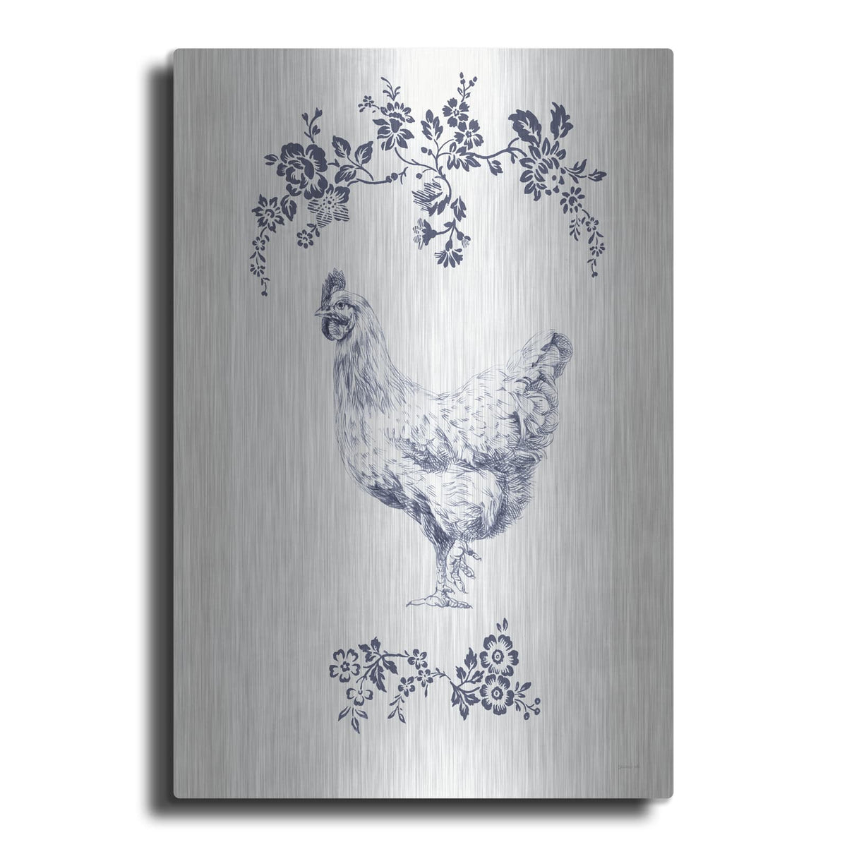 'Summer Chickens 2' by Danhui Nai – Metal Wall Art
