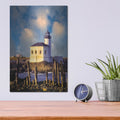 'Classic Lighthouse' by Dennis Frates – Metal Wall Art, 12x16 room view
