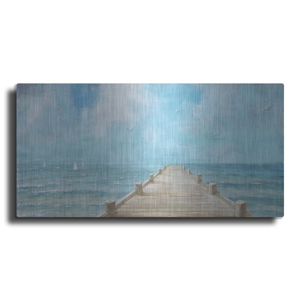 'Summer Dock Panorama' by Danhui Nai – Metal Wall Art