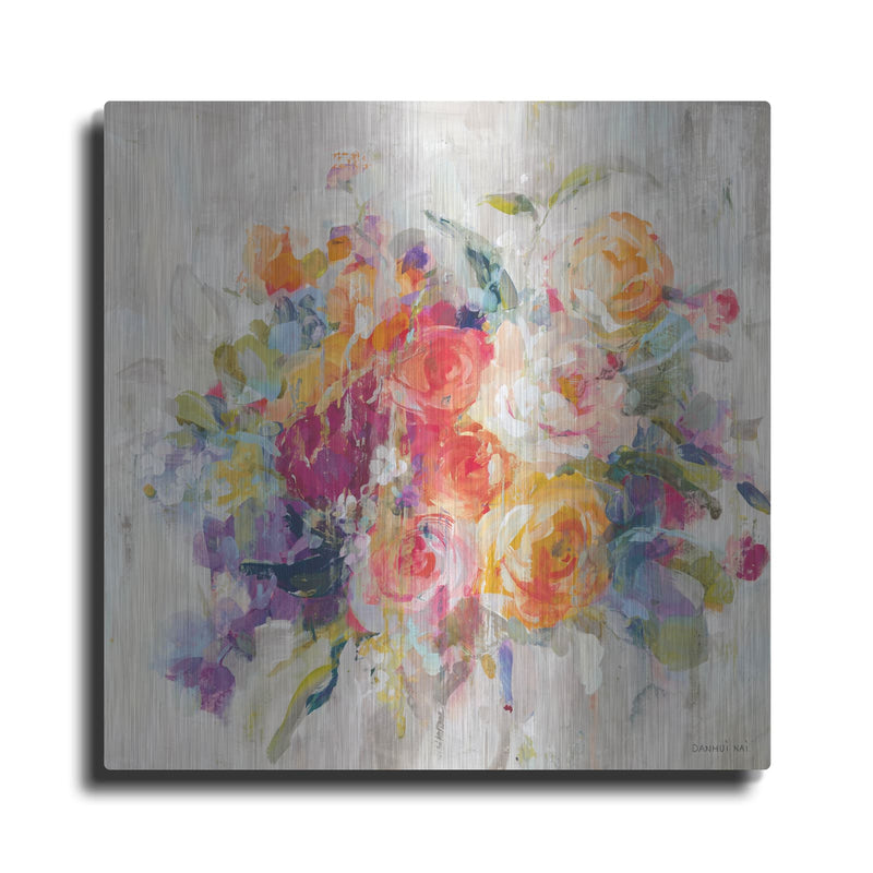 'Sun Drenched Bouquet Autumn' by Danhui Nai – Metal Wall Art