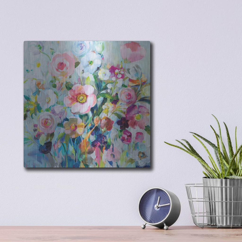 'Sunfield' by Danhui Nai – Metal Wall Art, 12x12 room view