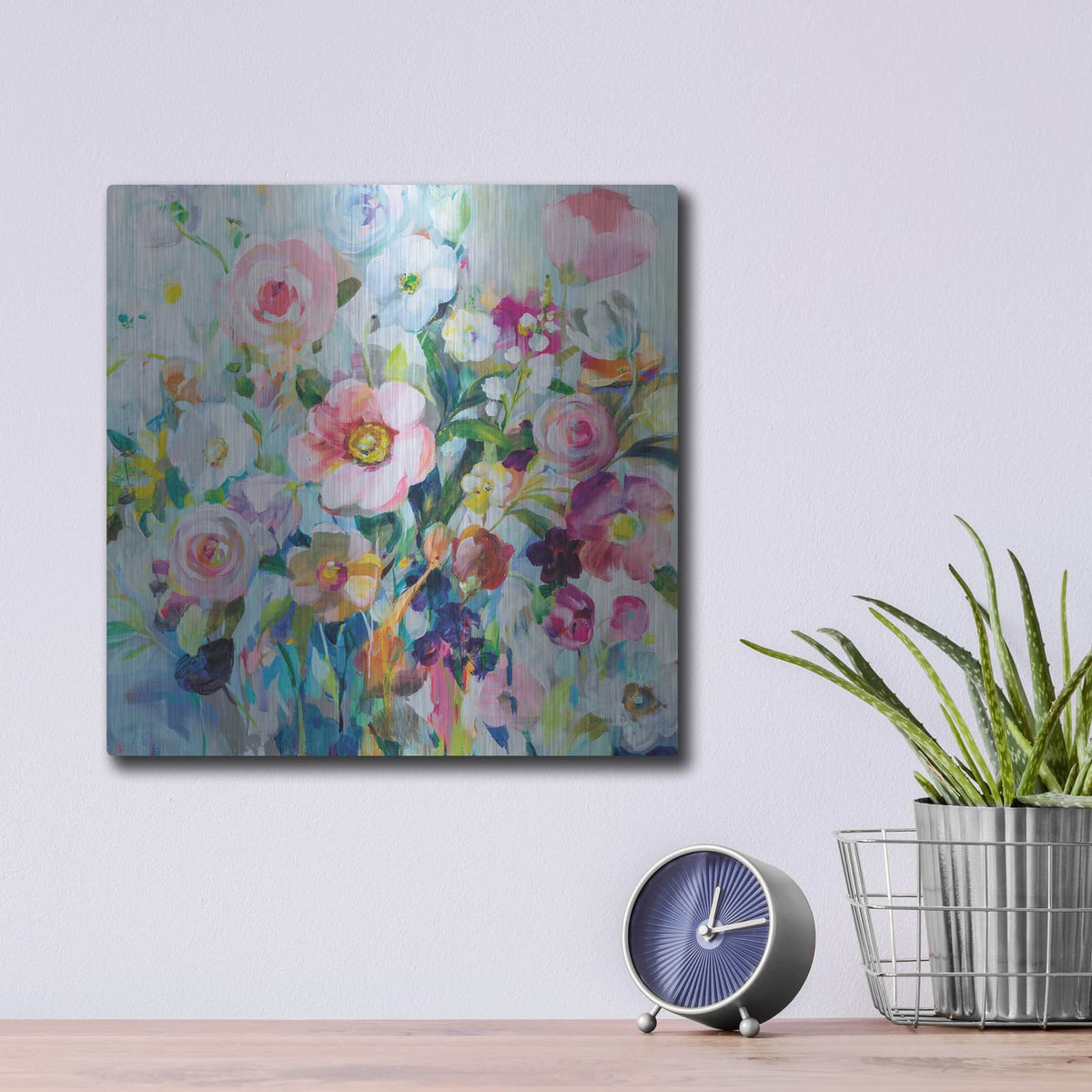 'Sunfield' by Danhui Nai – Metal Wall Art, 12x12 room view