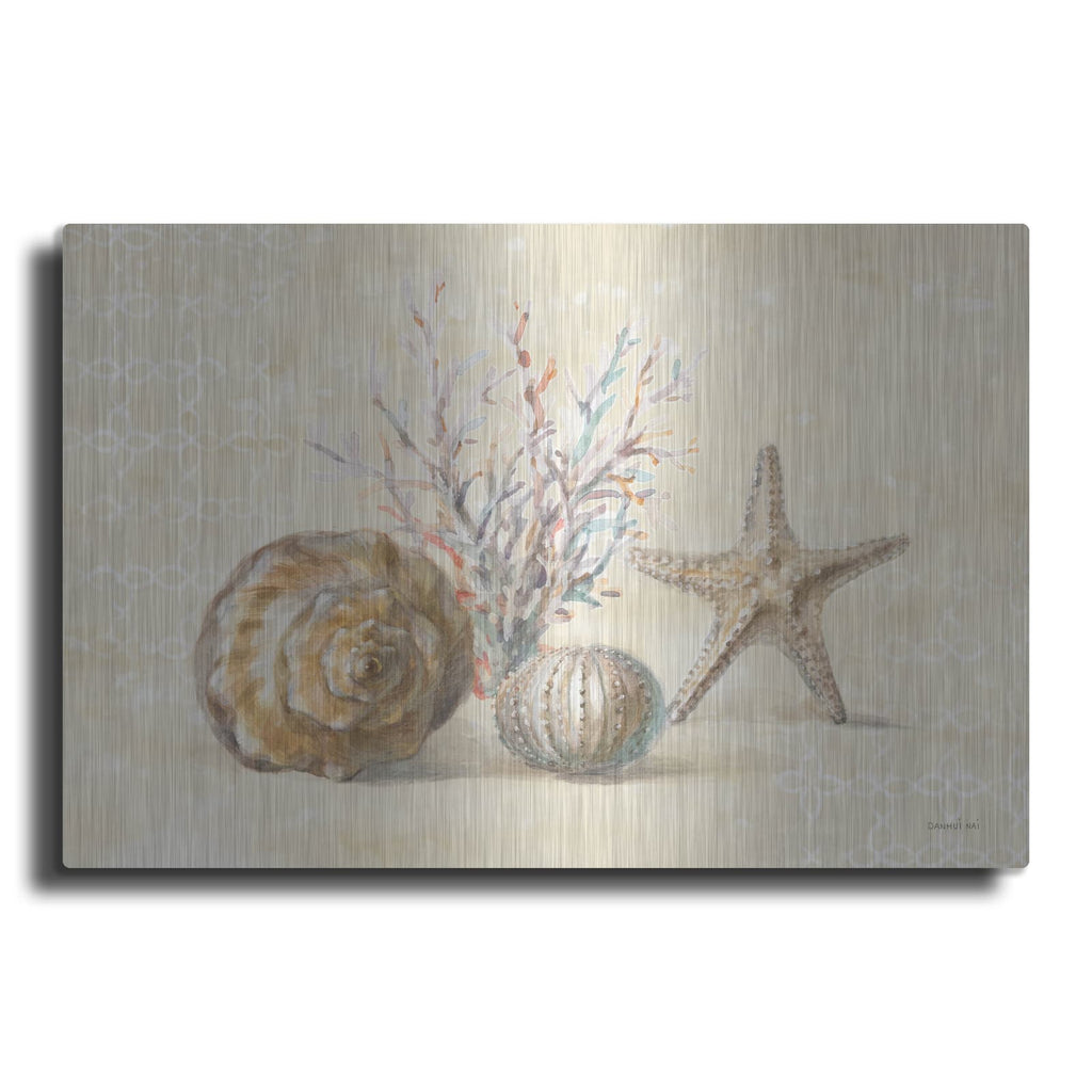 'Sunrise Beach 1' by Danhui Nai – Metal Wall Art