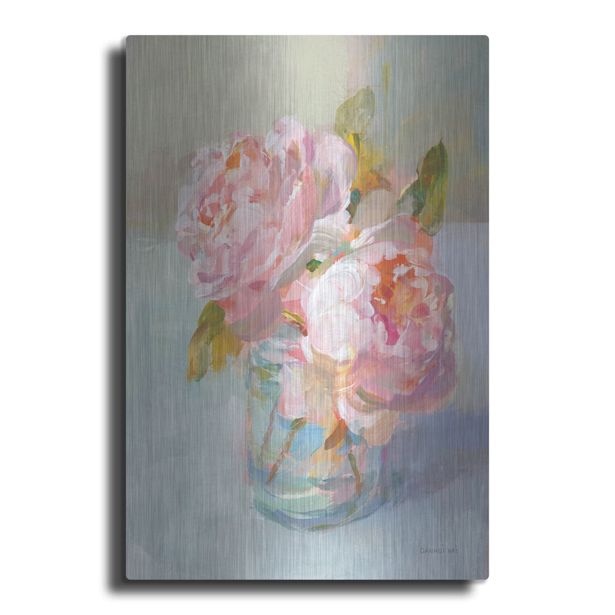 'Sweet Roses 2' by Danhui Nai – Metal Wall Art
