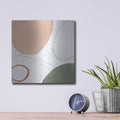 'Threads Of Motion 1 Warm C' by Danhui Nai – Metal Wall Art, 12x12 room view