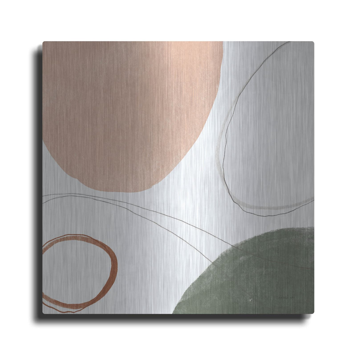 'Threads Of Motion 1 Warm C' by Danhui Nai – Metal Wall Art