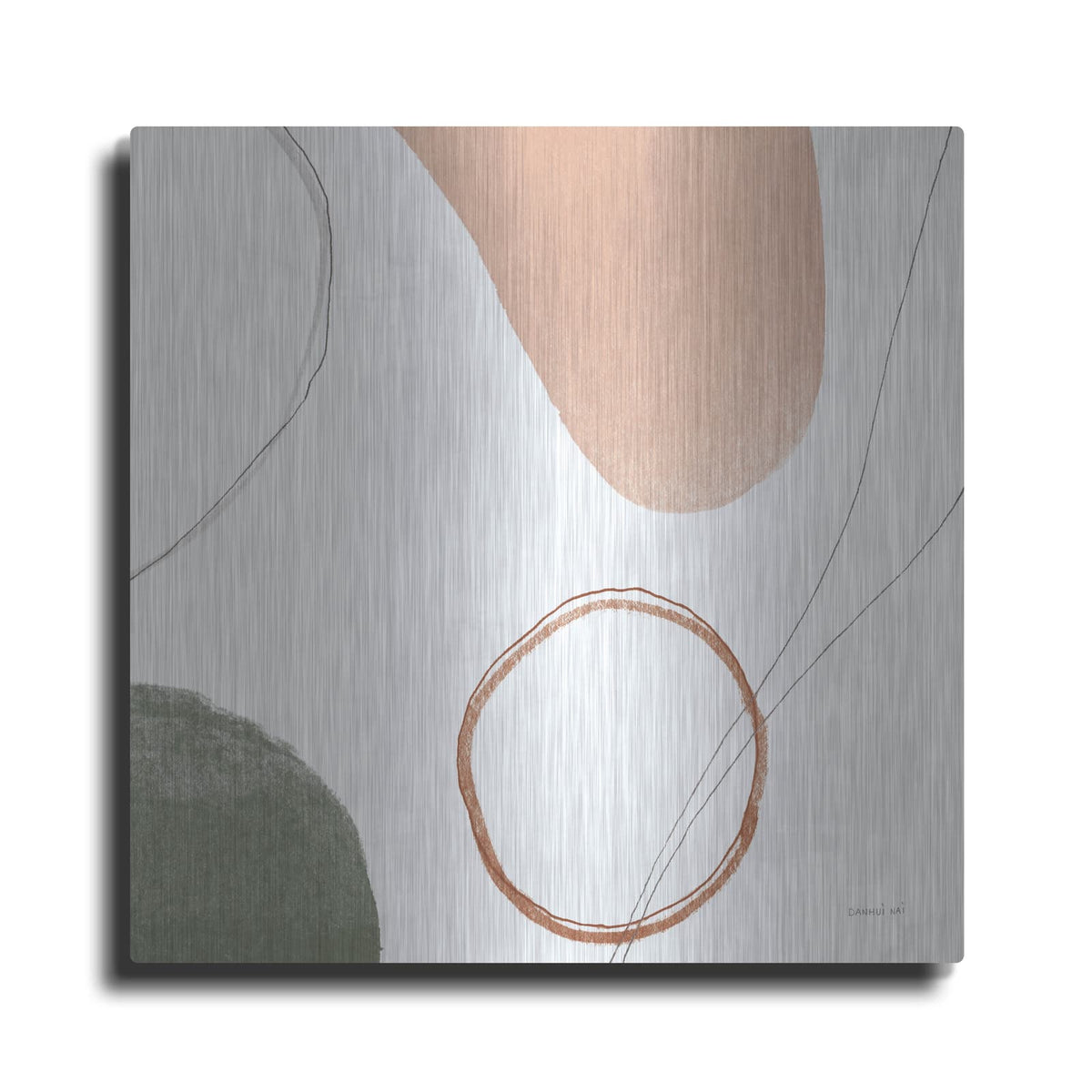 'Threads Of Motion 2 Warm C' by Danhui Nai – Metal Wall Art