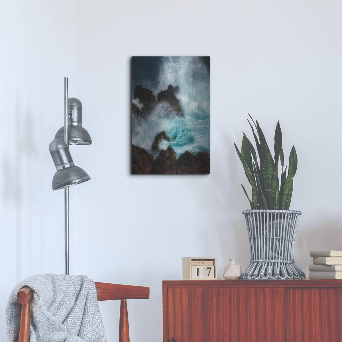 'Crasher' by Dennis Frates – Metal Wall Art, 16x24 room view