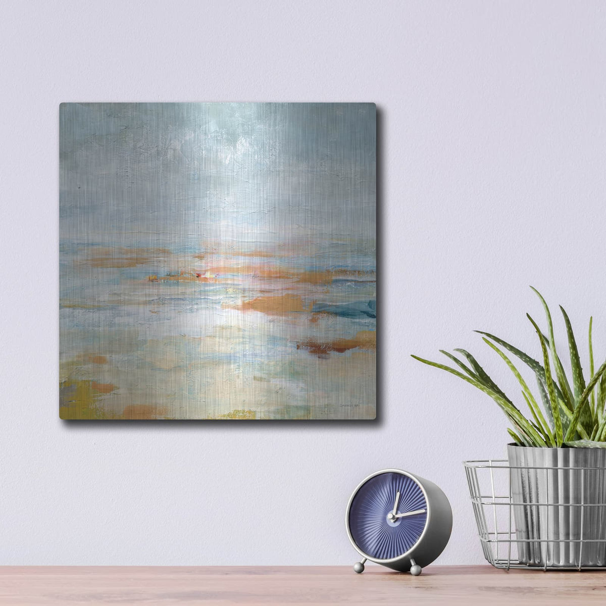 'To The Sea' by Danhui Nai – Metal Wall Art, 12x12 room view