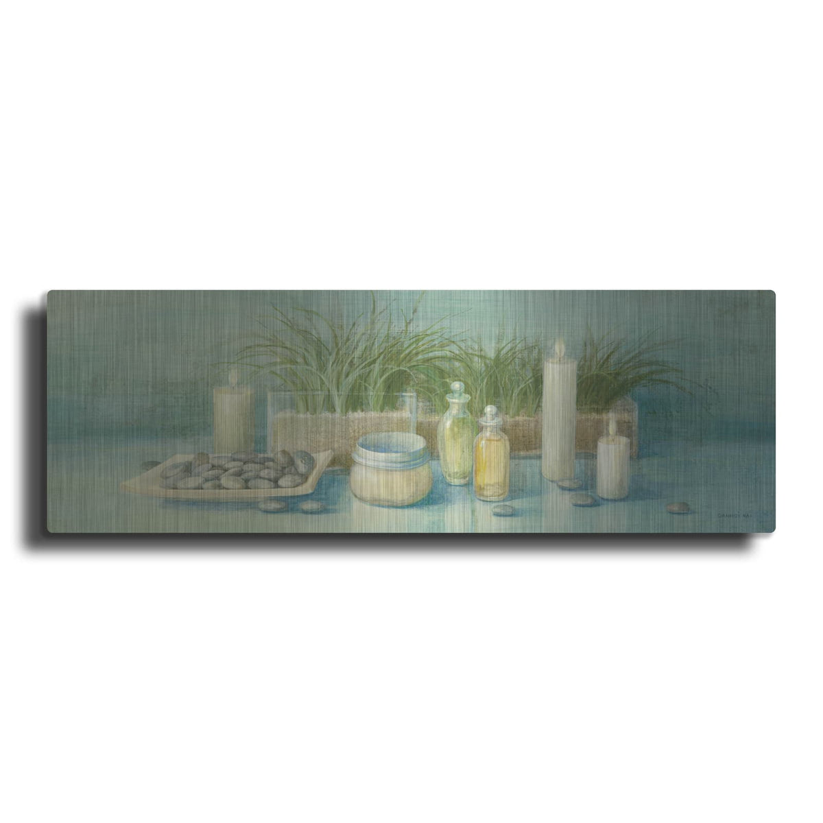 'Tranquil Spa 2' by Danhui Nai – Metal Wall Art