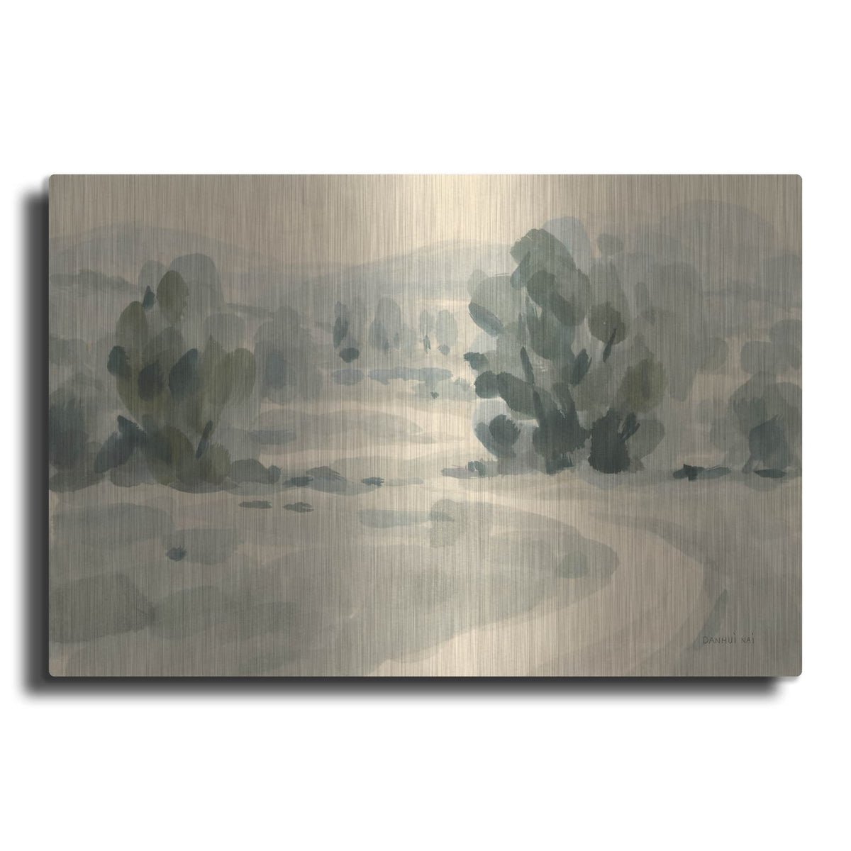 'Tranquil Trails 2' by Danhui Nai – Metal Wall Art