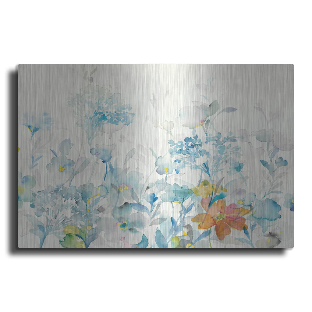 'Translucent Florals' by Danhui Nai – Metal Wall Art