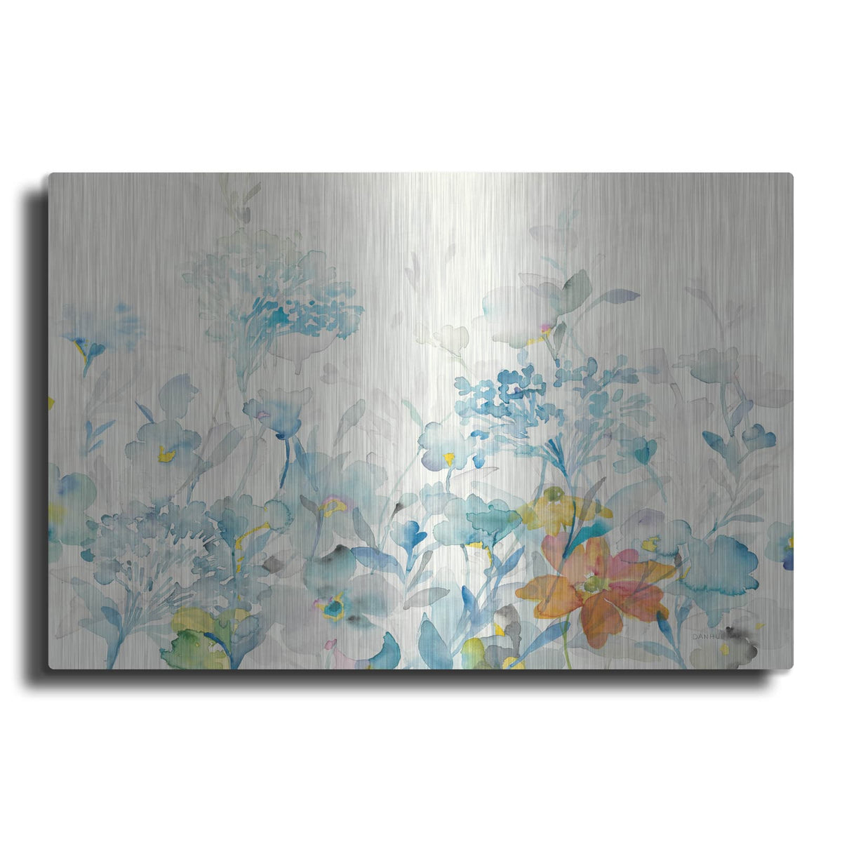 'Translucent Florals' by Danhui Nai – Metal Wall Art