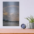 'Rainbow Pier IV' by Dennis Frates – Metal Wall Art, 12x16 room view