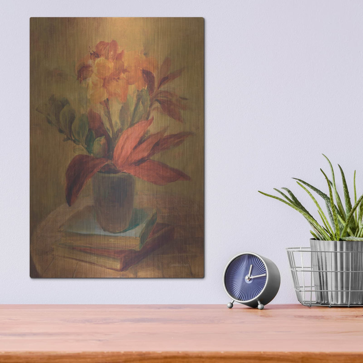 'Tropical Bouquet 1' by Danhui Nai – Metal Wall Art, 12x16 room view