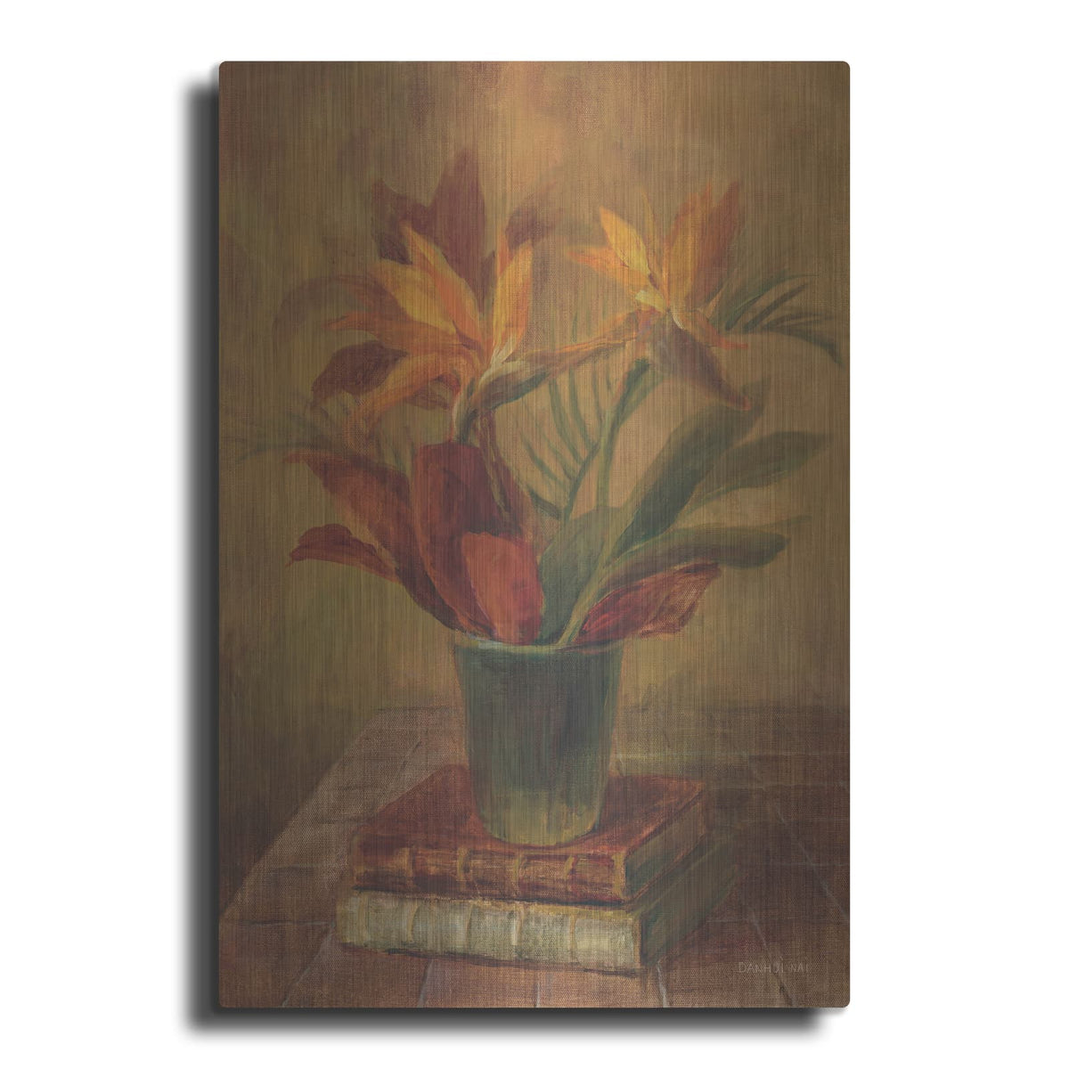 'Tropical Bouquet 2' by Danhui Nai – Metal Wall Art