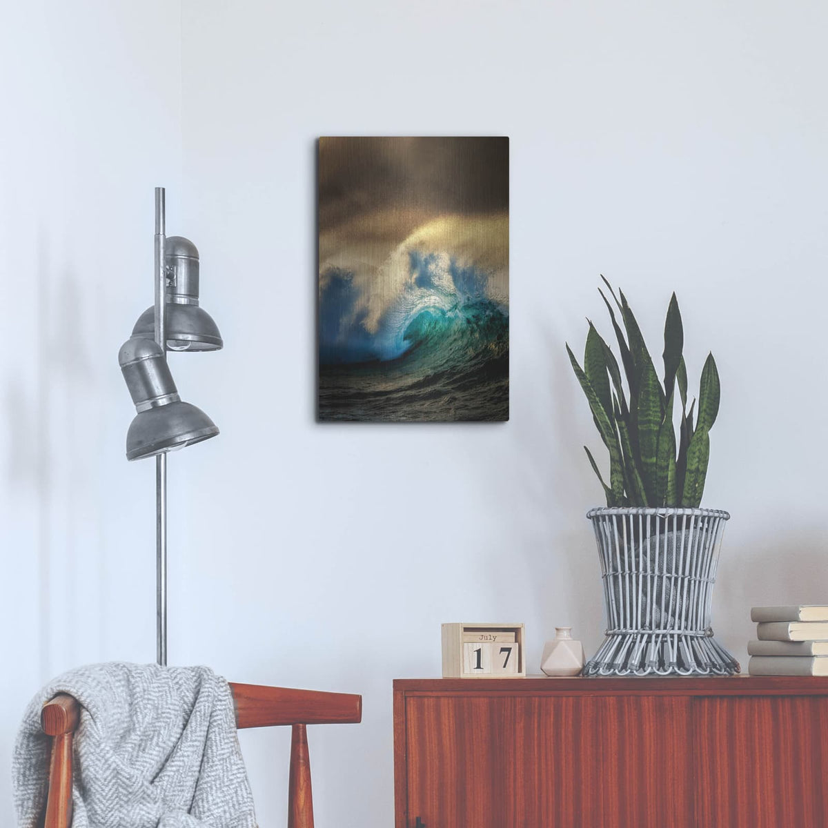 'Crest II' by Dennis Frates – Metal Wall Art, 16x24 room view