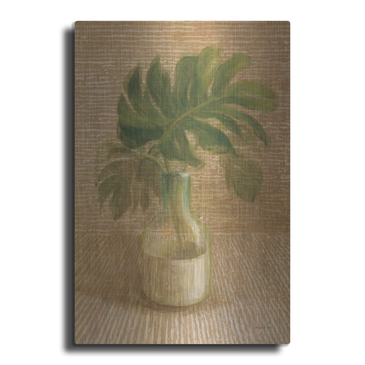 'Tropical Leaves 1' by Danhui Nai – Metal Wall Art