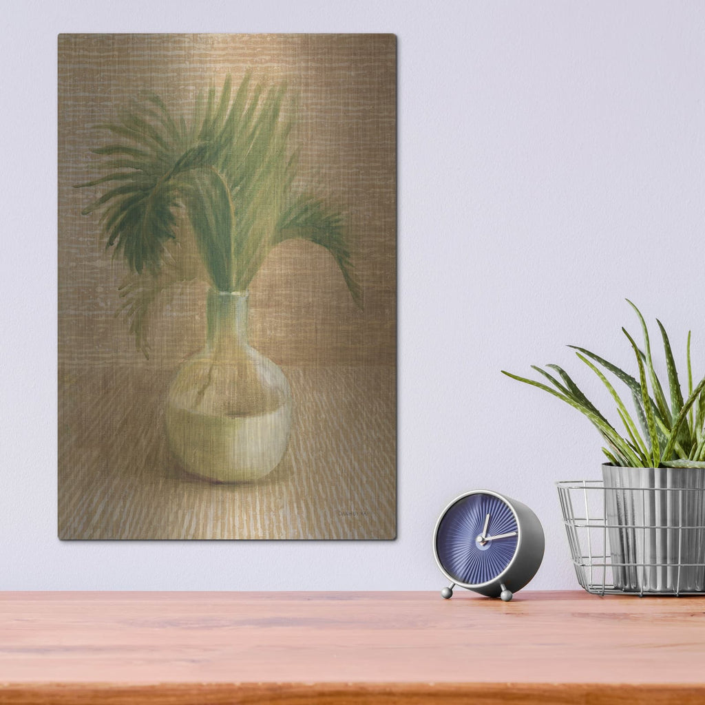 'Tropical Leaves 2' by Danhui Nai – Metal Wall Art, 12x16 room view