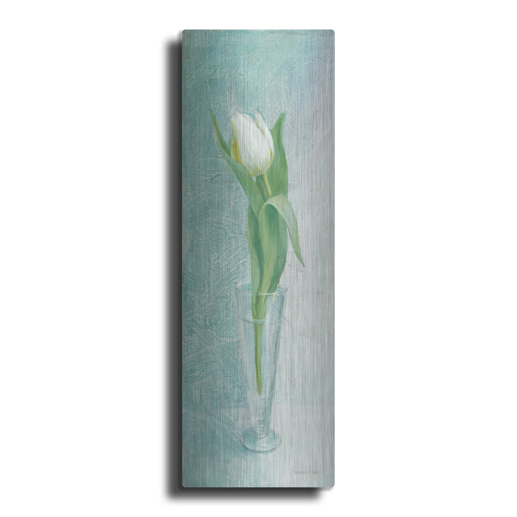 'Tulip Blue' by Danhui Nai – Metal Wall Art