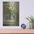 'Tulip Bouquet On Bench' by Danhui Nai – Metal Wall Art, 12x16 room view