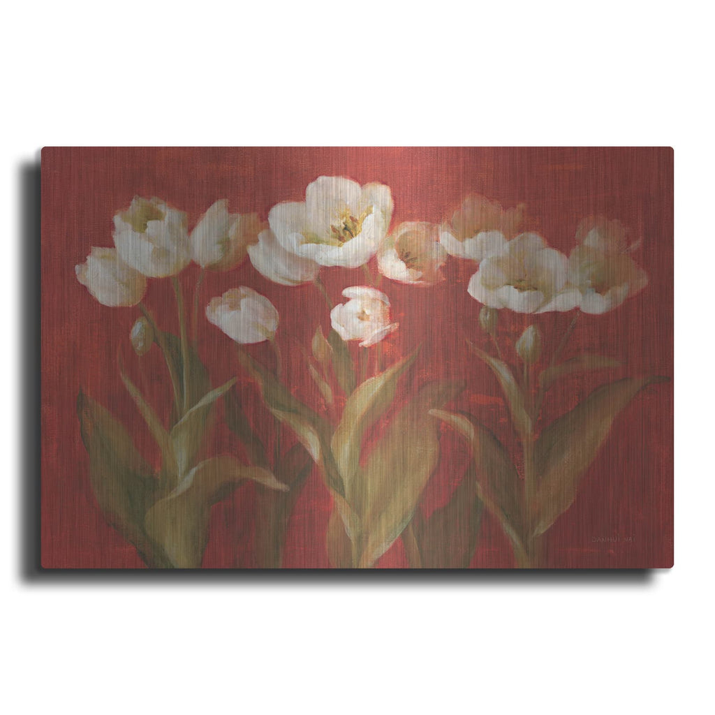 'Tulip Garden' by Danhui Nai – Metal Wall Art