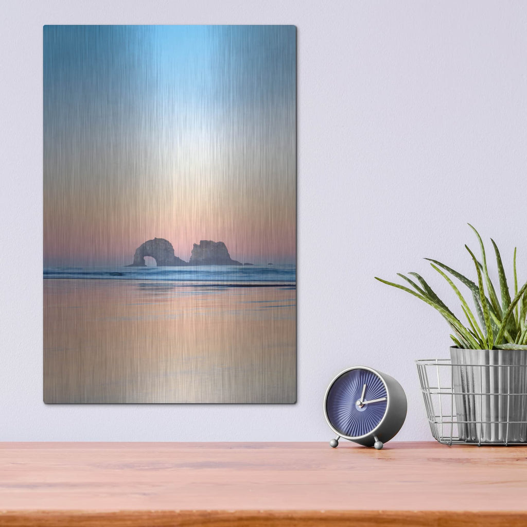 'Soft Sunset' by Dennis Frates – Metal Wall Art, 12x16 room view