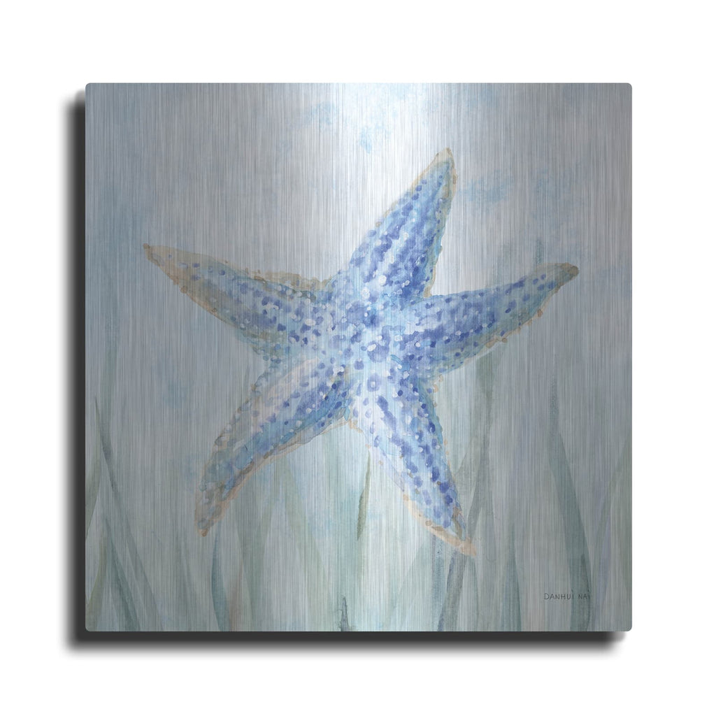 'Undersea Starfish Seaweed' by Danhui Nai – Metal Wall Art