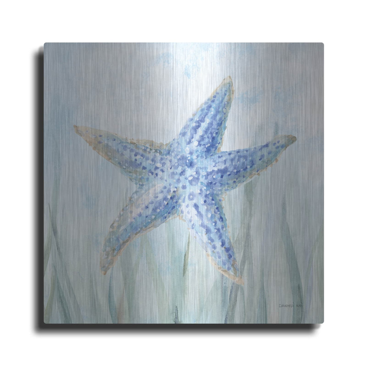 'Undersea Starfish Seaweed' by Danhui Nai – Metal Wall Art