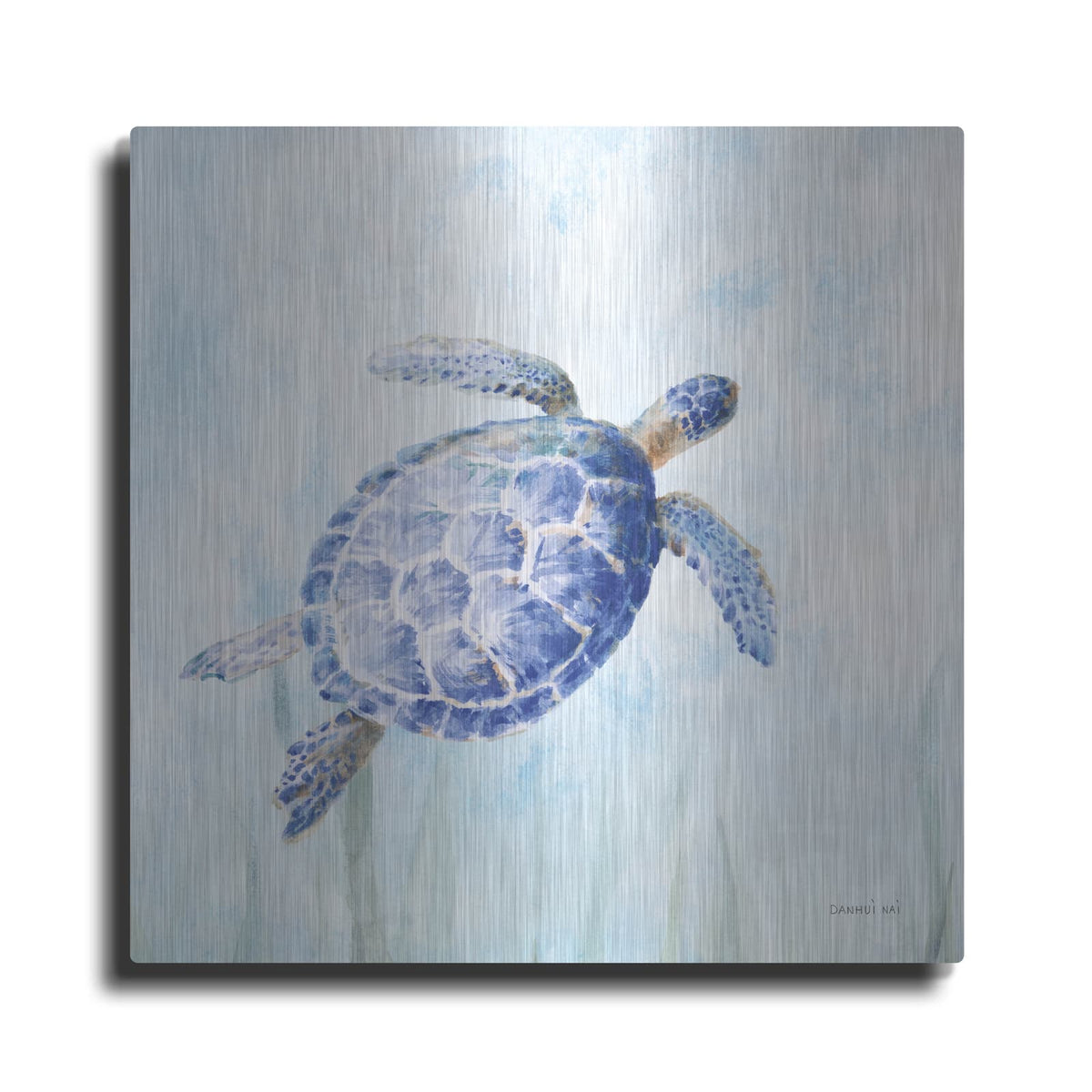 'Undersea Turtle 2' by Danhui Nai – Metal Wall Art