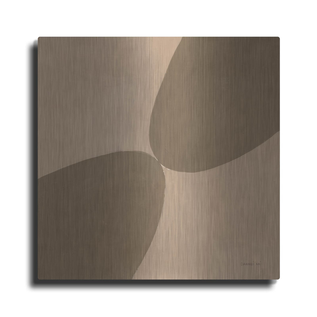 'Unity Brown' by Danhui Nai – Metal Wall Art