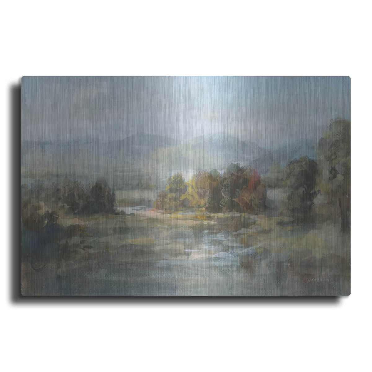 'Valley River' by Danhui Nai – Metal Wall Art