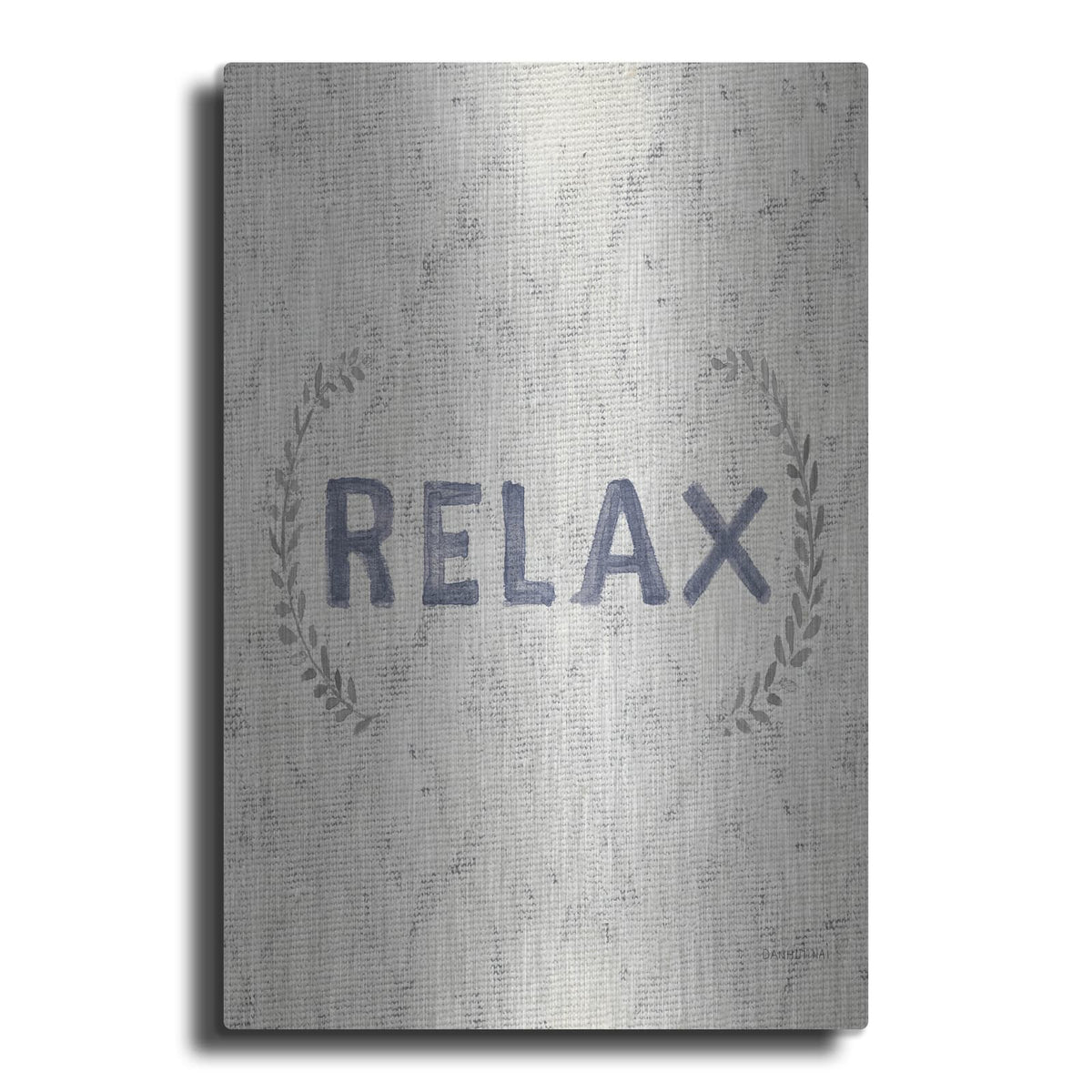 'Victorian Bath Words 2 Vertical' by Danhui Nai – Metal Wall Art