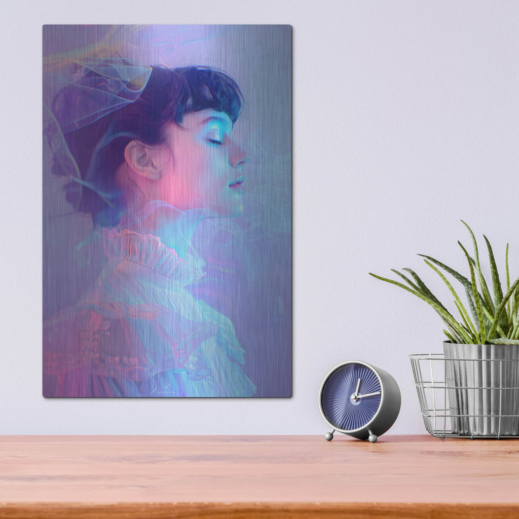 'Embrace 1' by Katalina Ooma – Metal Wall Art, 12x16 room view