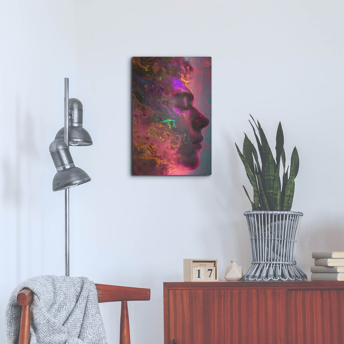 'Endless' by Katalina Ooma – Metal Wall Art, 16x24 room view