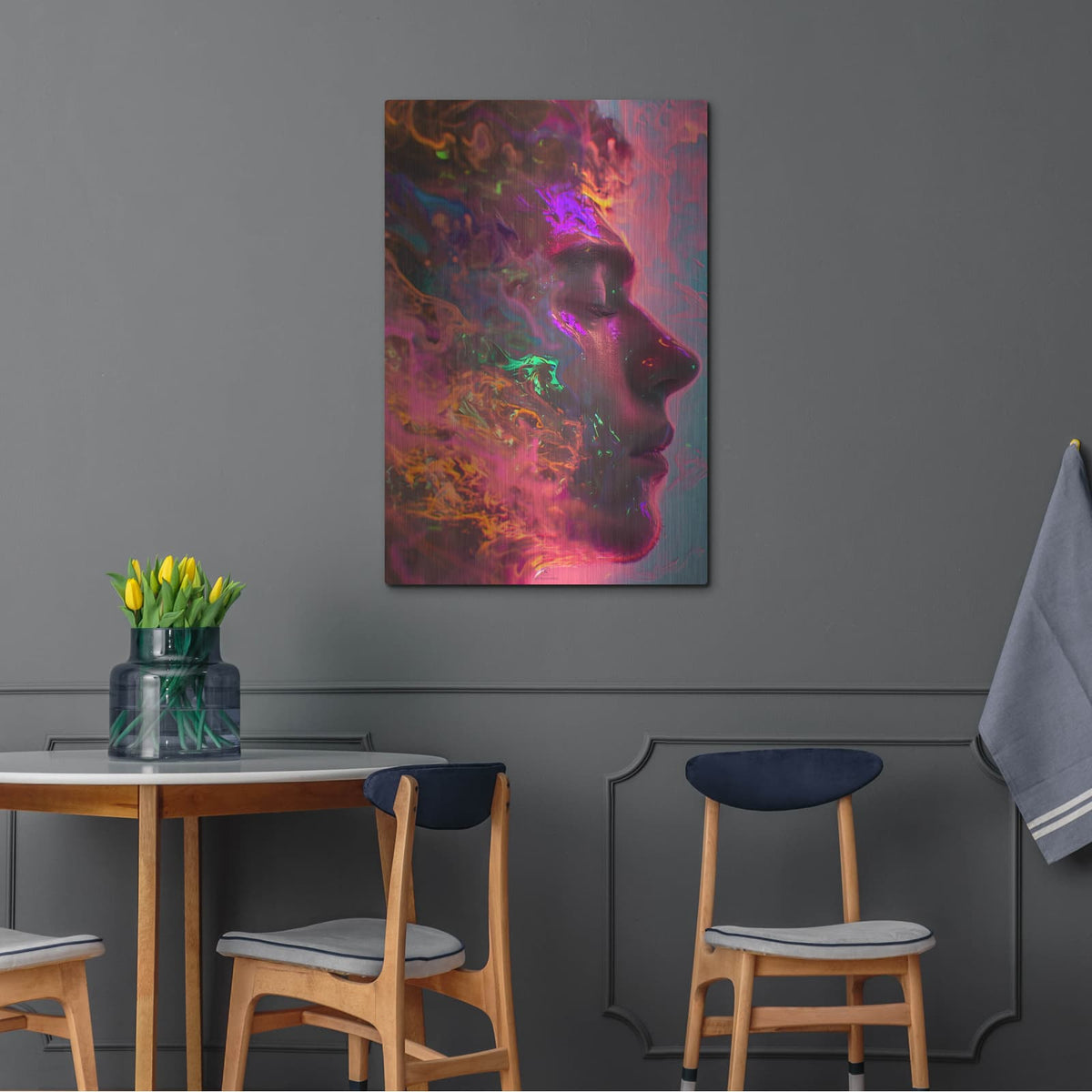 'Endless' by Katalina Ooma – Metal Wall Art, 24x36 room view