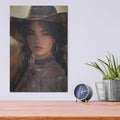 'Howdy' by Katalina Ooma – Metal Wall Art, 12x16 room view