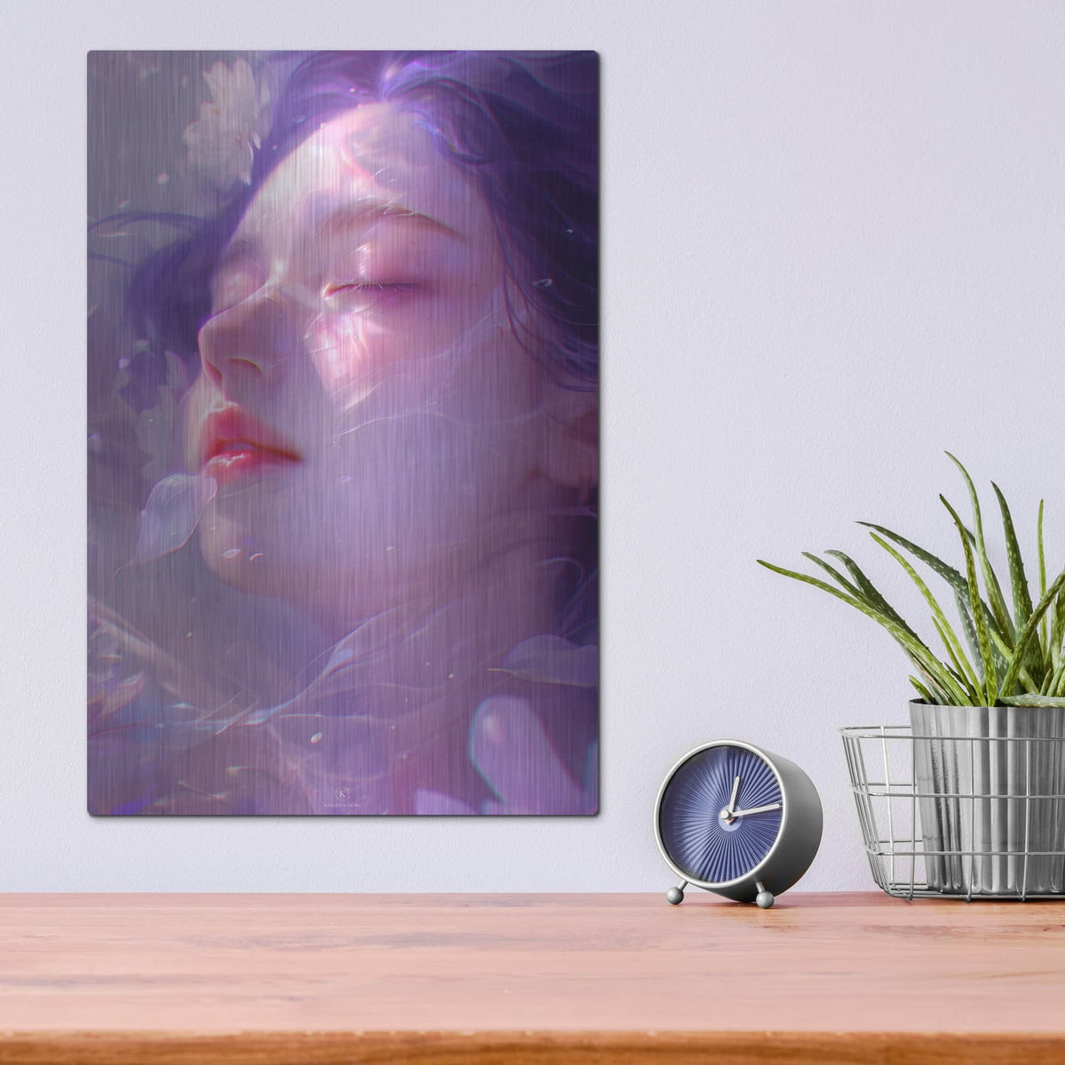 'Nature's Embrace 3' by Katalina Ooma – Metal Wall Art, 12x16 room view