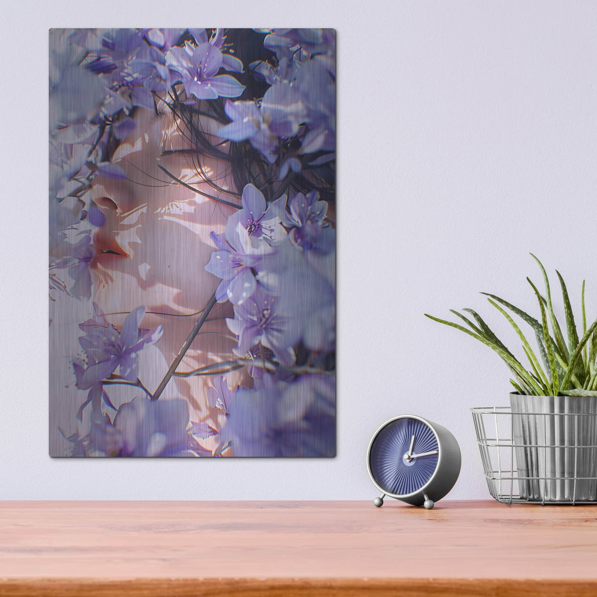 'Nature's Embrace 4' by Katalina Ooma – Metal Wall Art, 12x16 room view