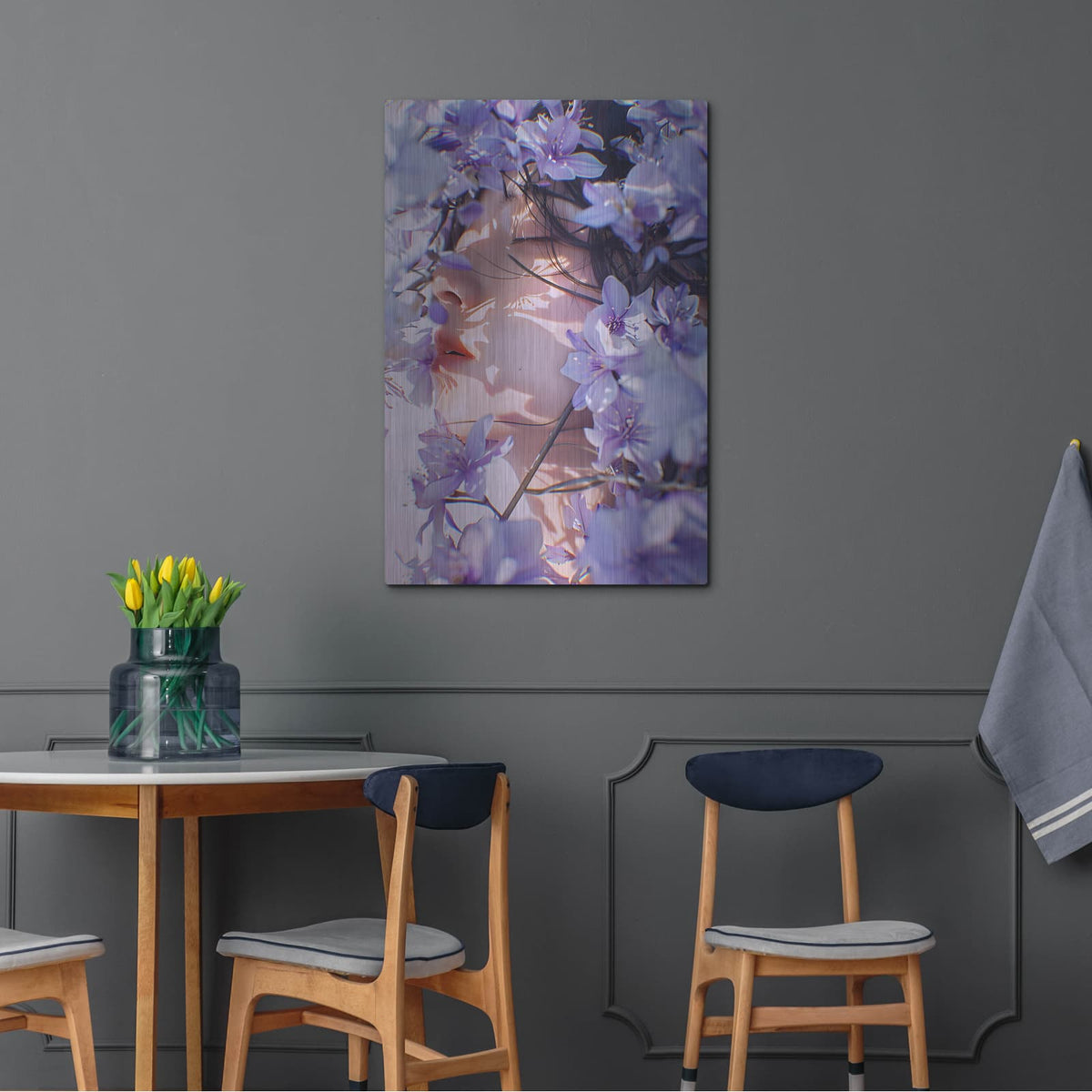 'Nature's Embrace 4' by Katalina Ooma – Metal Wall Art, 24x36 room view