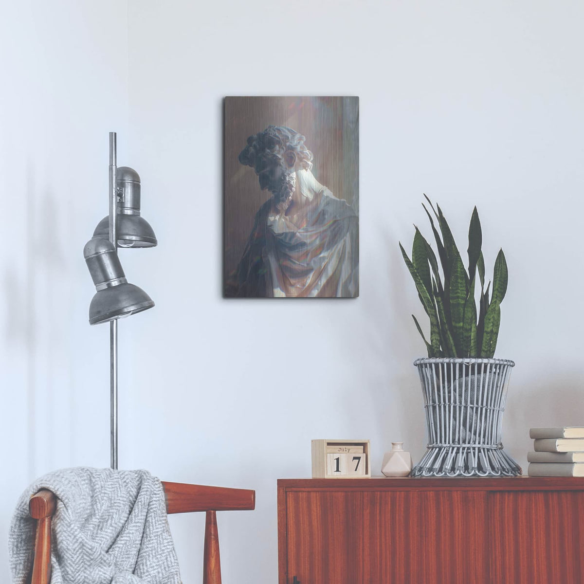 'Reminiscing Of The Past' by Katalina Ooma – Metal Wall Art, 16x24 room view