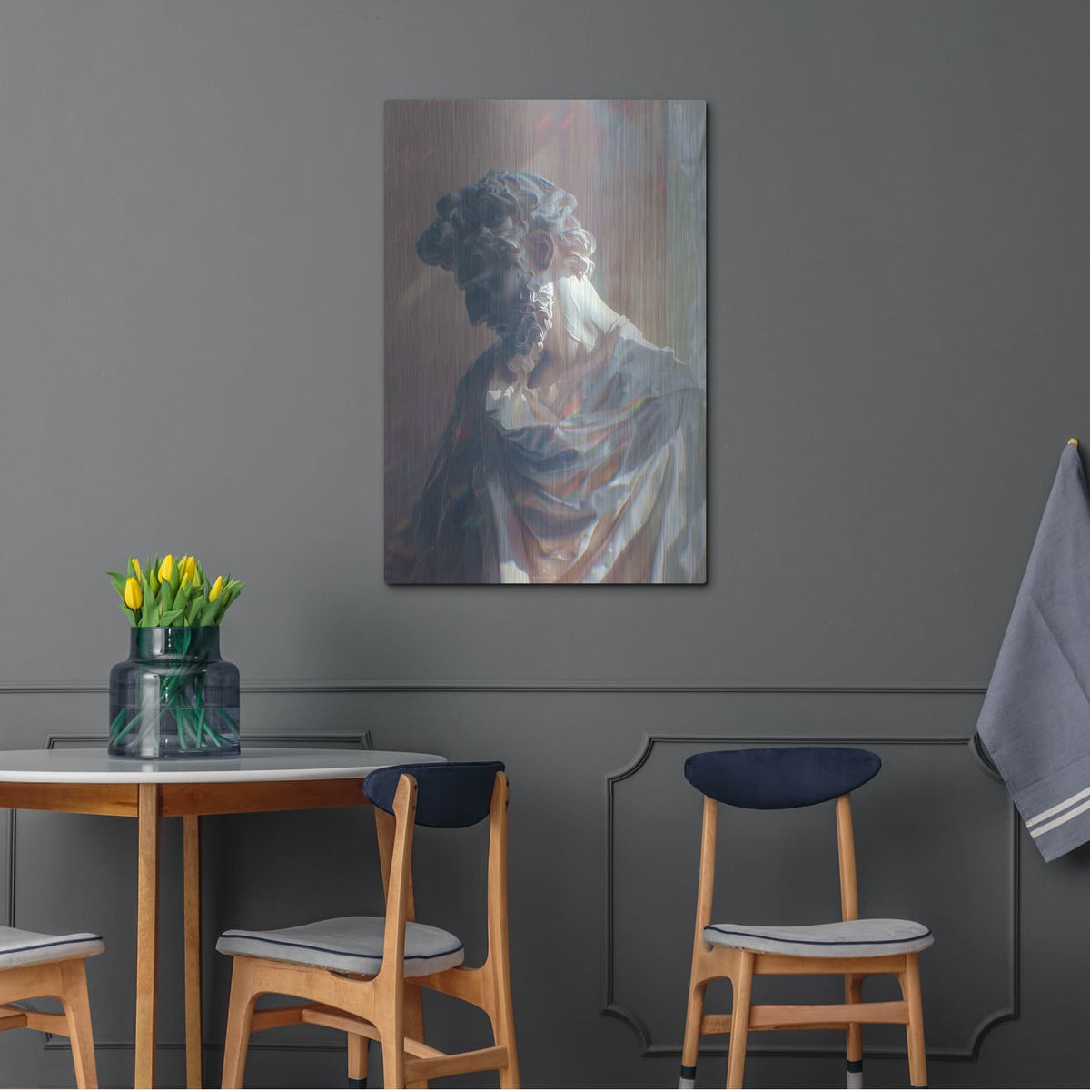 'Reminiscing Of The Past' by Katalina Ooma – Metal Wall Art, 24x36 room view