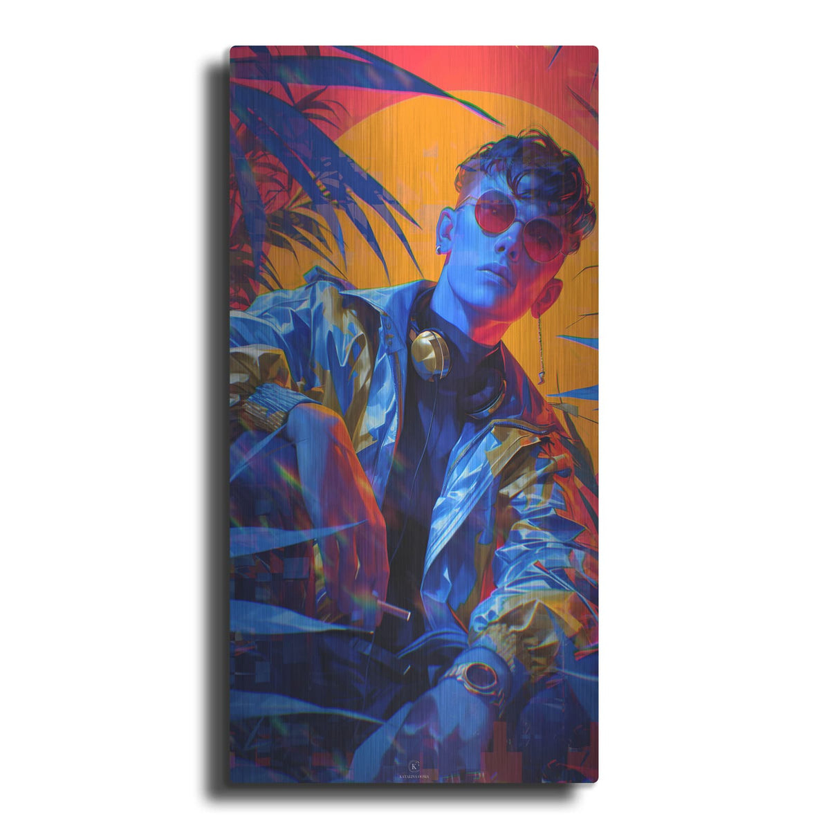 'Summer Vibes 1' by Katalina Ooma – Metal Wall Art