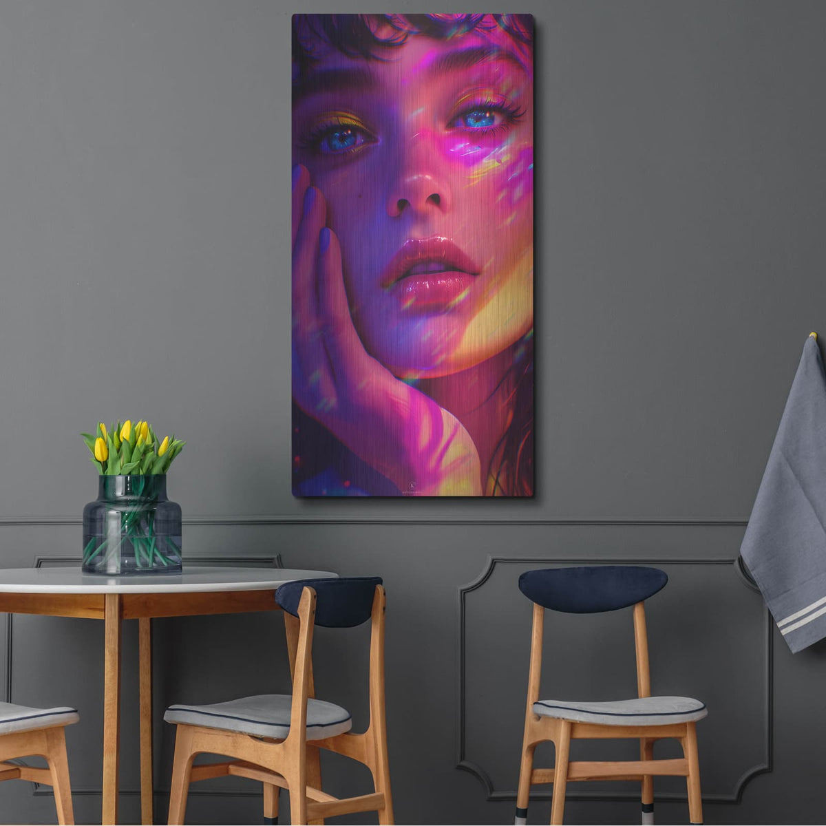 'Summer Vibes 3' by Katalina Ooma – Metal Wall Art, 24x48 room view
