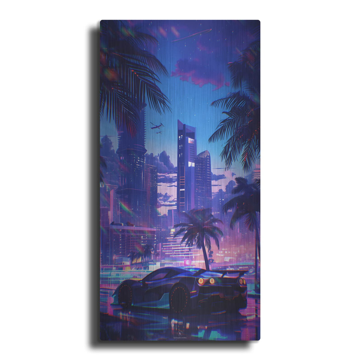 'Summer Vibes 4' by Katalina Ooma – Metal Wall Art