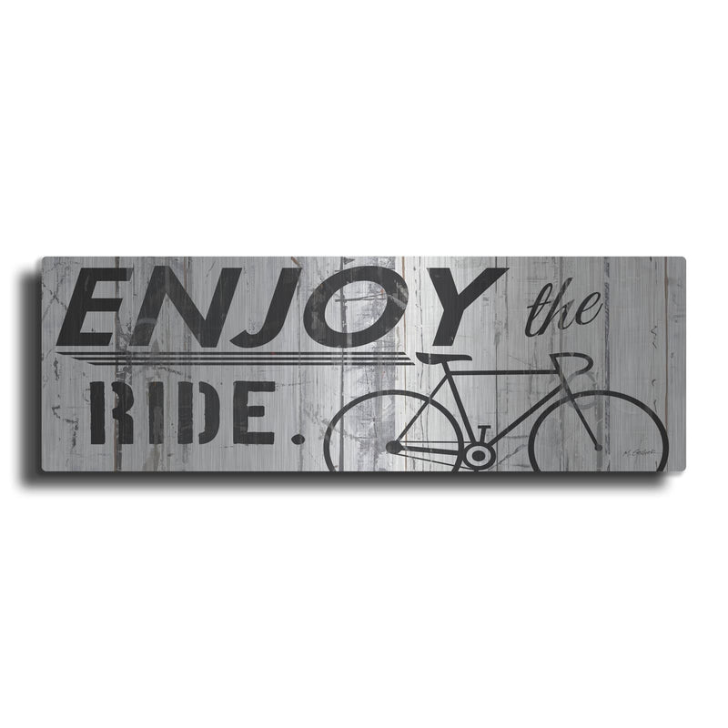 'Enjoy The Ride' by Mike Schick – Metal Wall Art